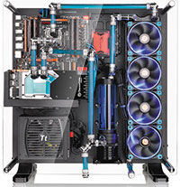 Схема водяного охлаждения серверов