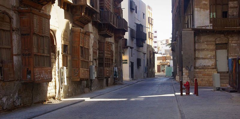 Безжизненные улочки старого города