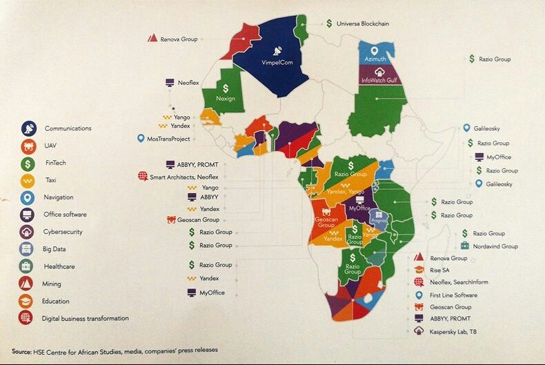 Проекты российских ИТ-компаний в Африке