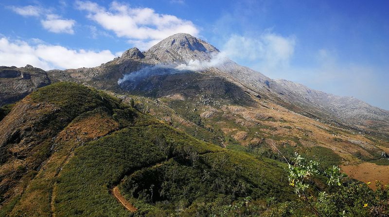 Путь  спуска от штурмового лагеря
