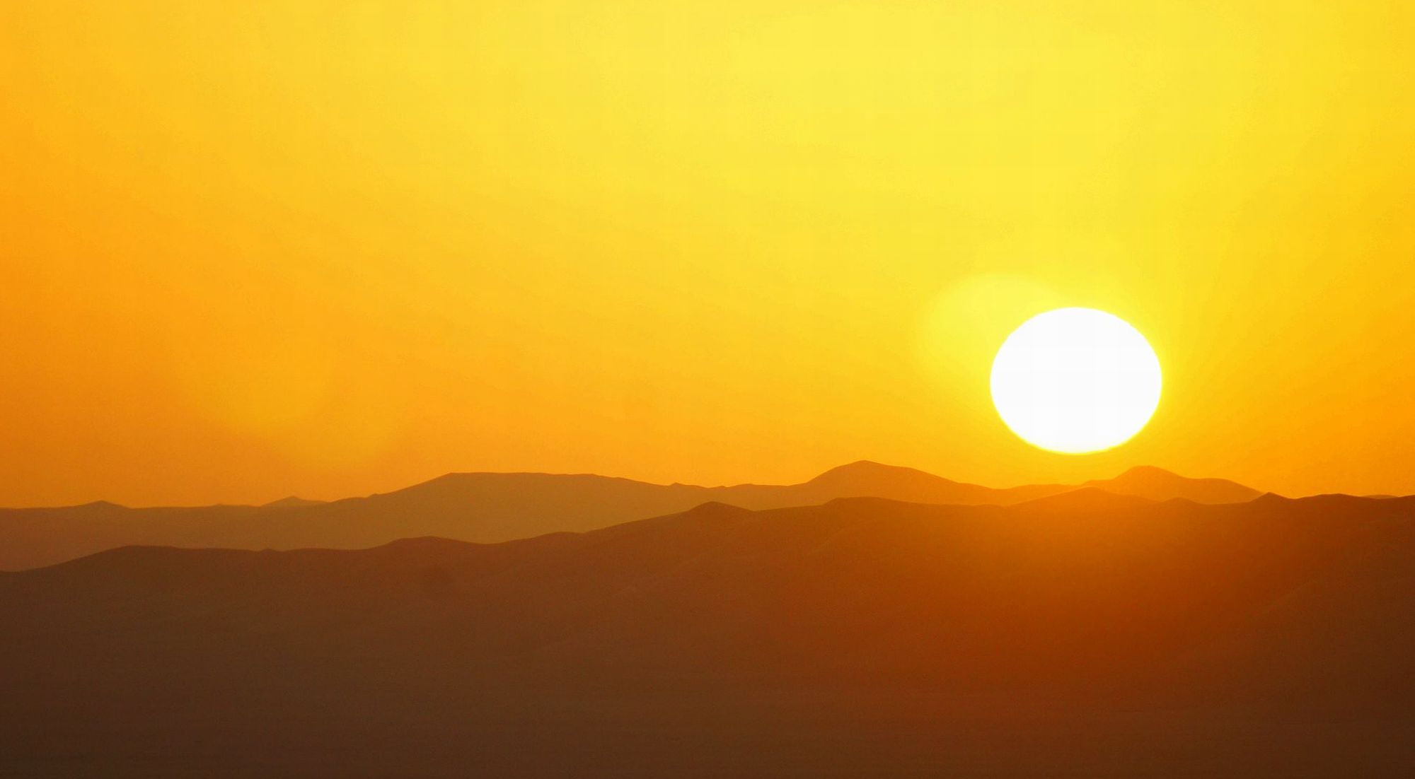 Закат в Сахаре