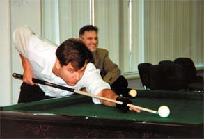 Чемпион «Открытых Технологий» по бильярду: каждый шар – в лузу